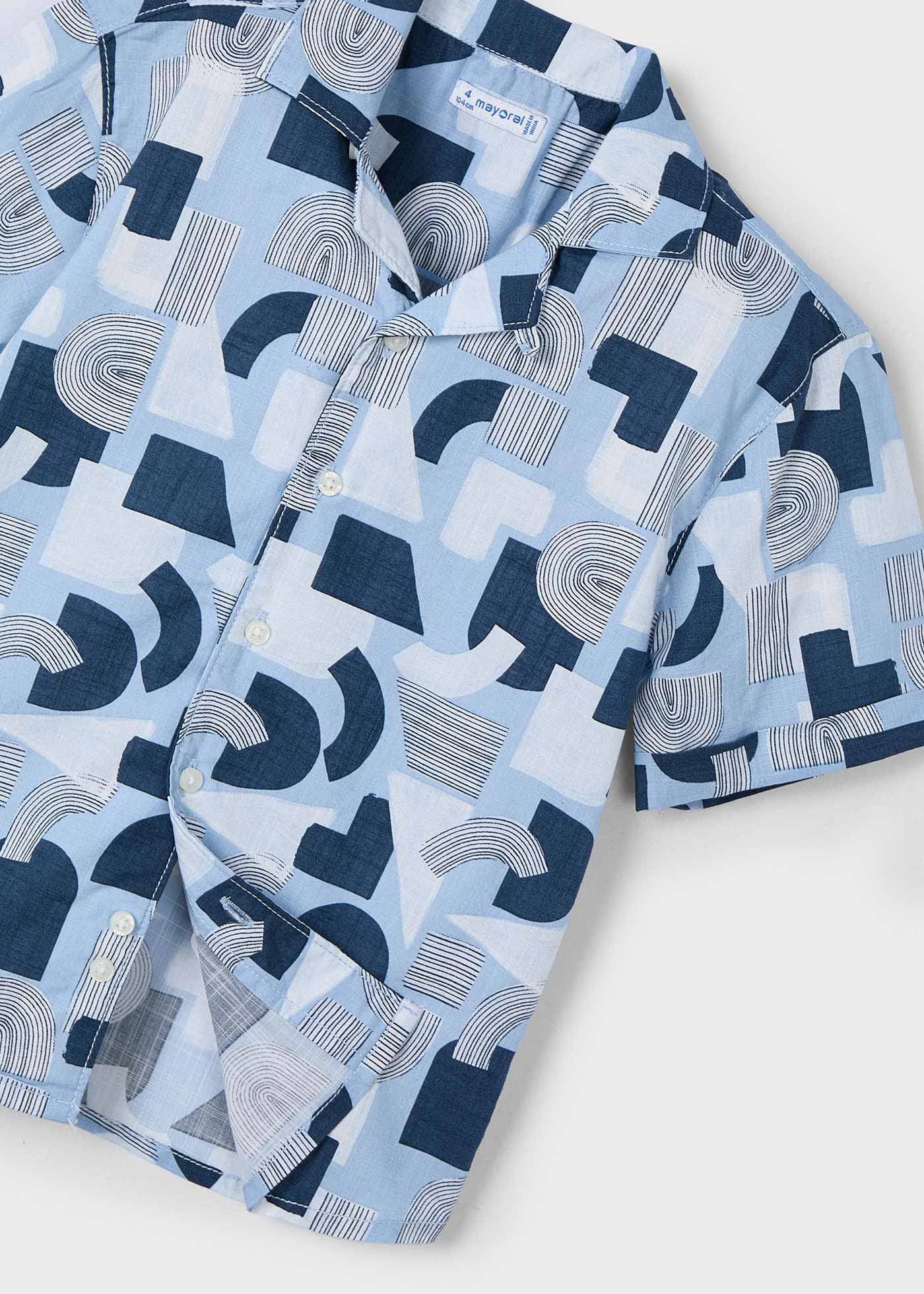 Camicia stampata casual bambino