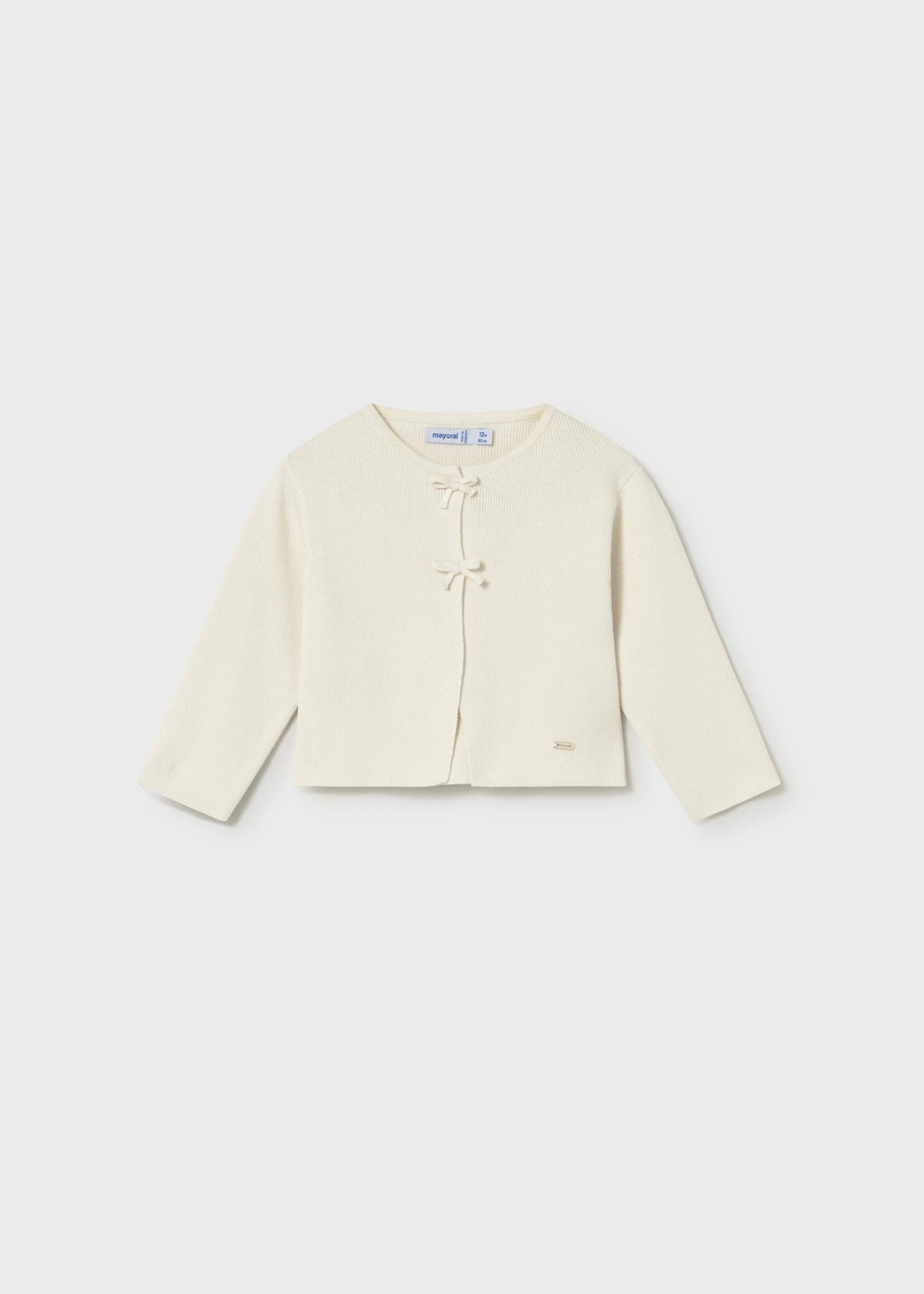 Cardigan a maglia fiocchi neonata