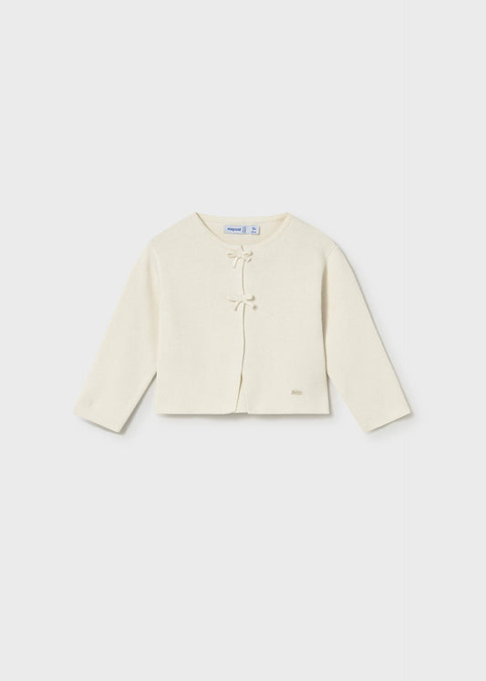 Cardigan a maglia fiocchi neonata
