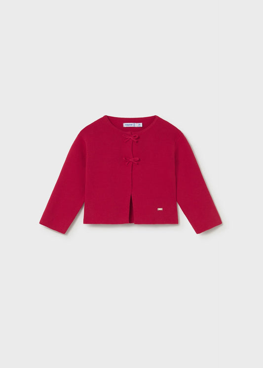 Cardigan a maglia fiocchi neonata