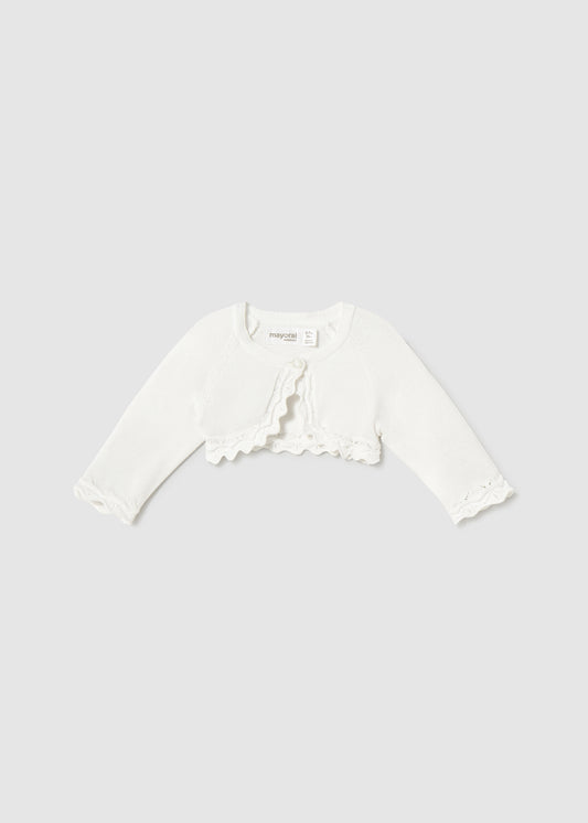 Cardigan tricot basico neonata