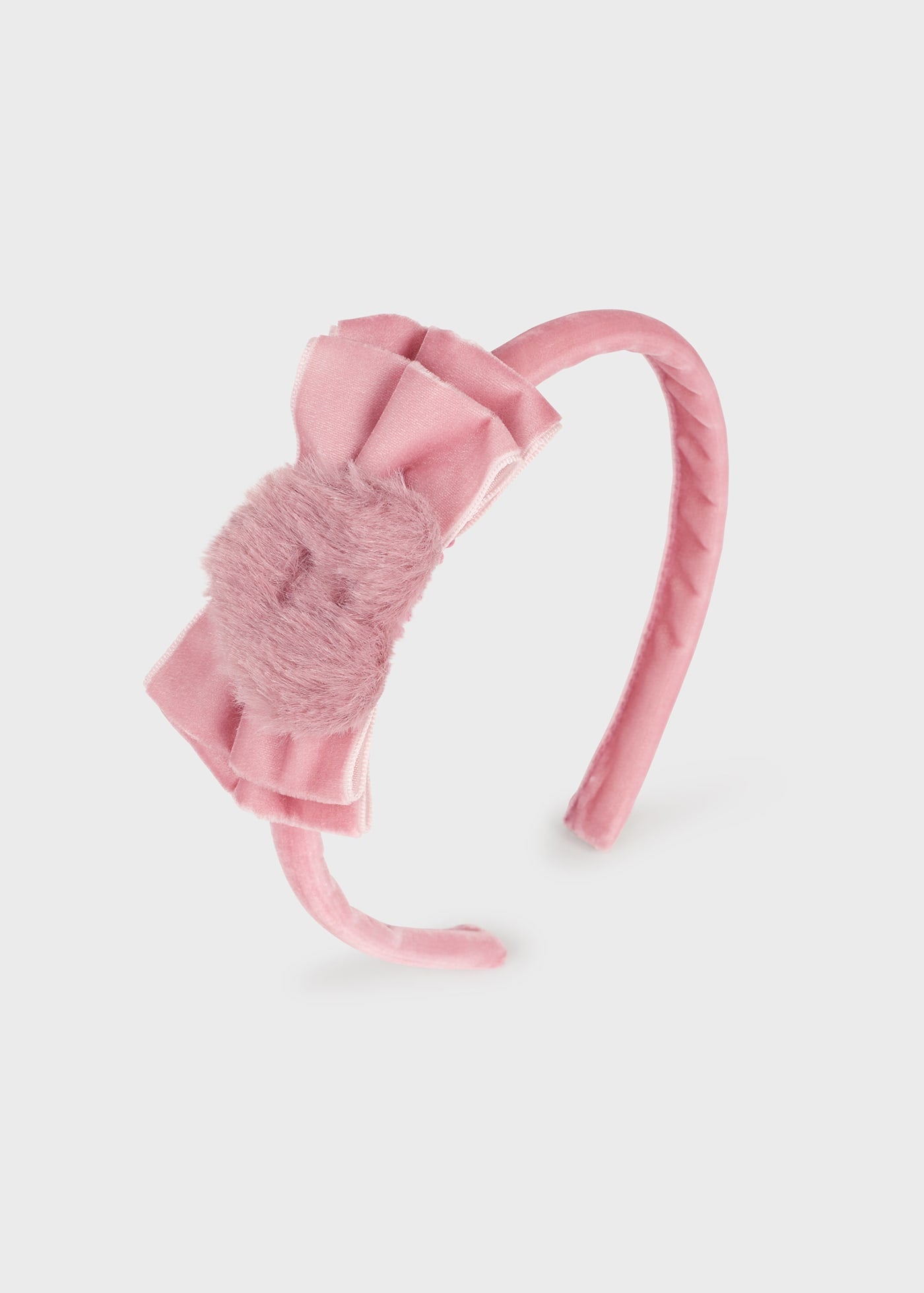 Cerchietto fiocco e cuore bimba