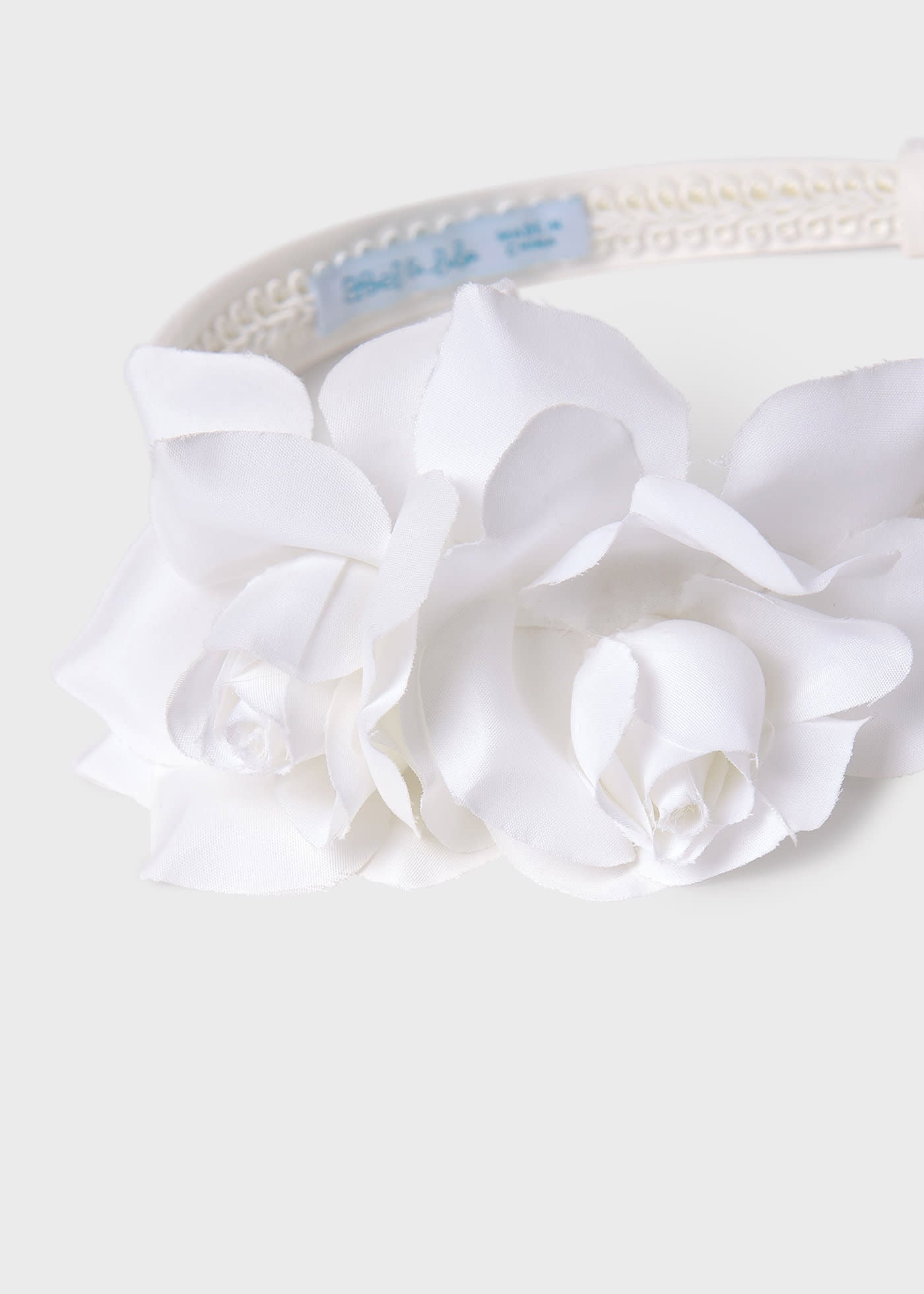 Cerchietto Fiore Organza Bambina