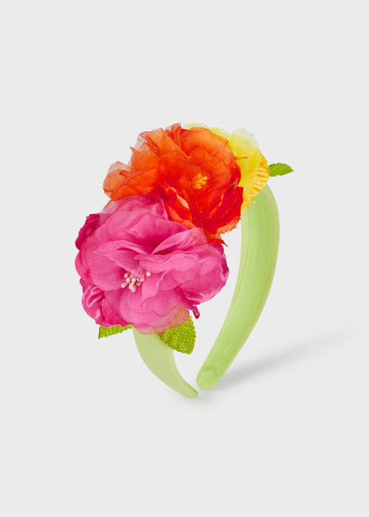Cerchietto fiori bambina