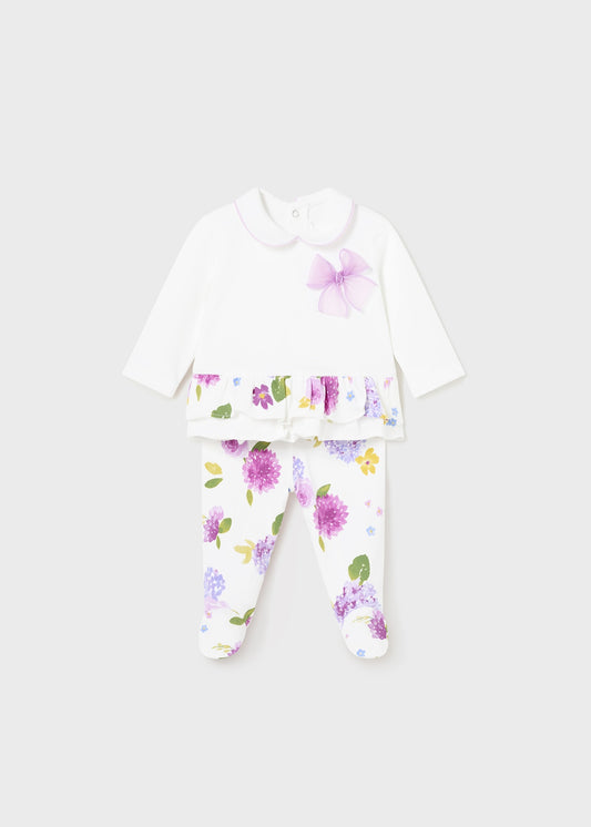 Completo 2 pezzi ghettina Better Cotton neonata