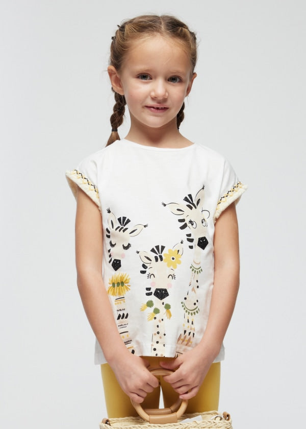 Completo 2 pezzi giraffe bambina