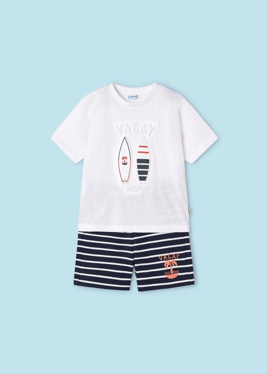 Completo 2 pezzi righe Better Cotton bambino