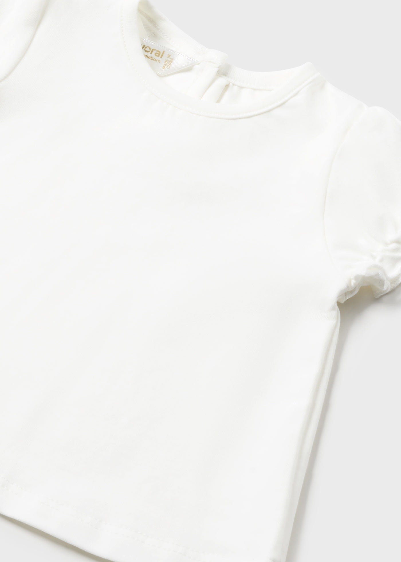 Completo 2 pezzi salopette Better Cotton neonata
