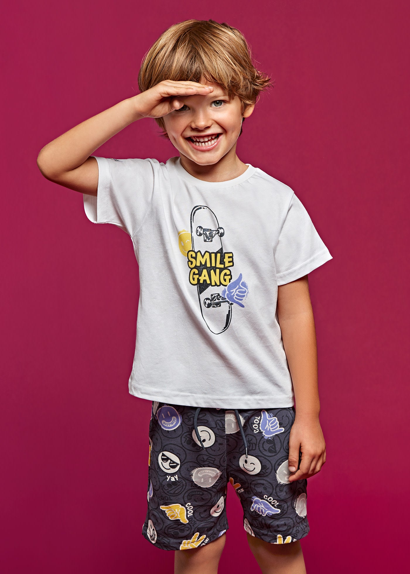 Completo 2 pezzi stampato Better Cotton bambino