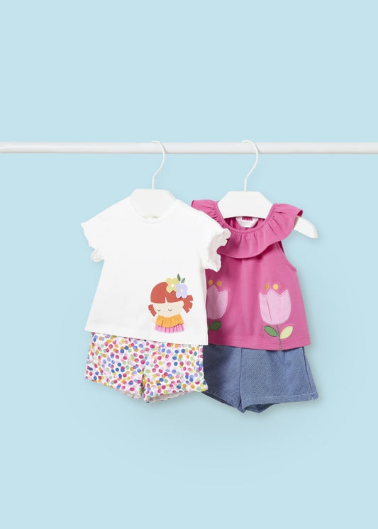 Completo 4 pezzi Better Cotton neonata