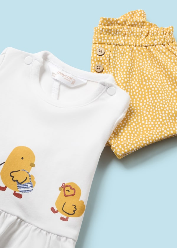 Completo 4 pezzi Better Cotton neonata