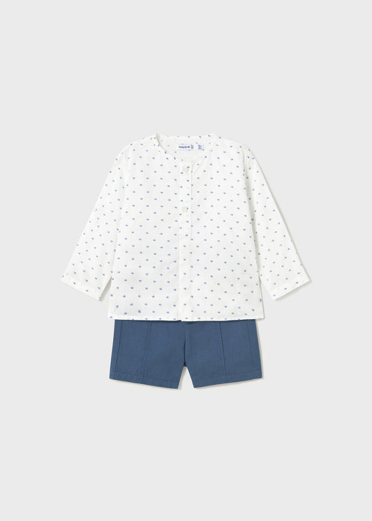 Completo con bermuda e camicia bimbo
