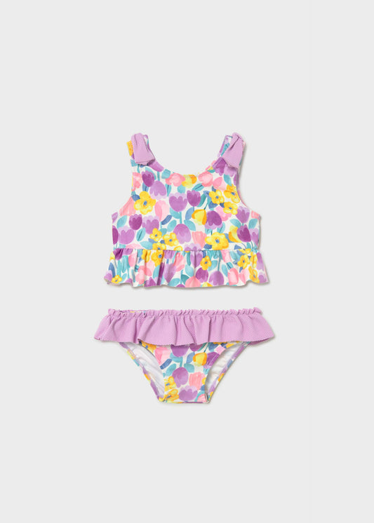 Completo costume 2 pezzi stampato protezione solare neonata