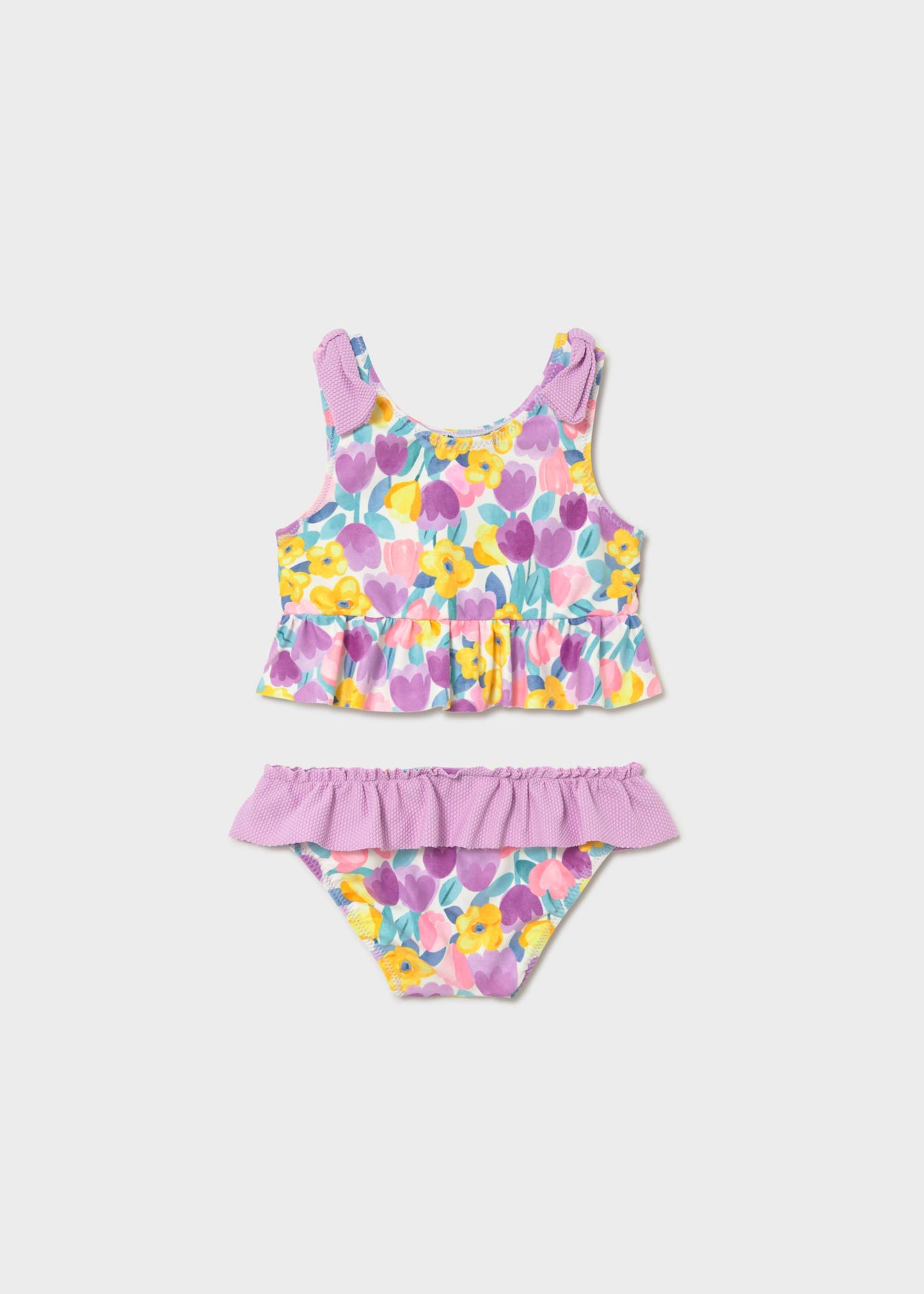 Completo costume 2 pezzi stampato protezione solare neonata