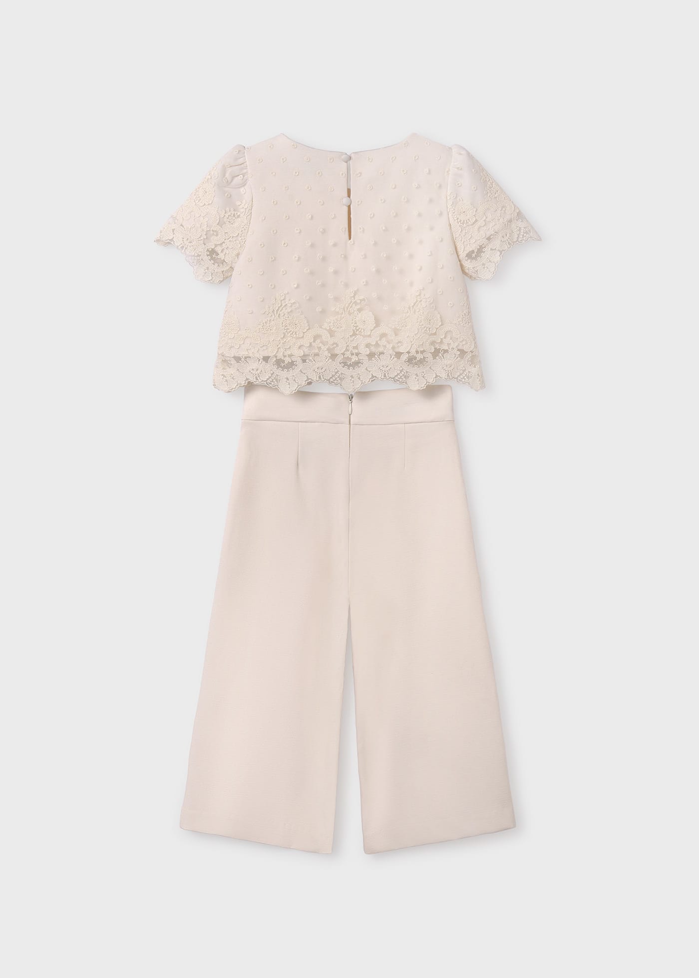 Completo Pantalone Lungo Crêpe Bambina