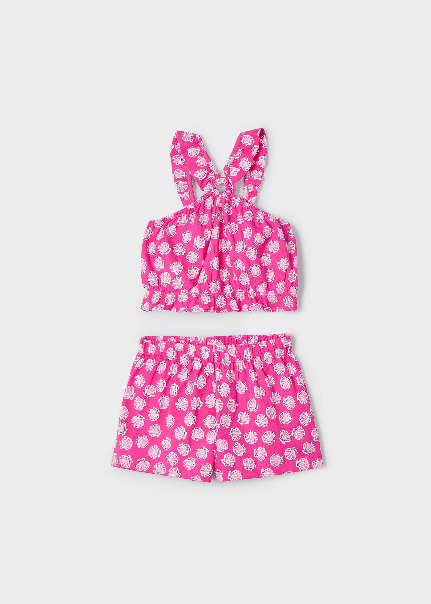 Completo shorts e top bambina