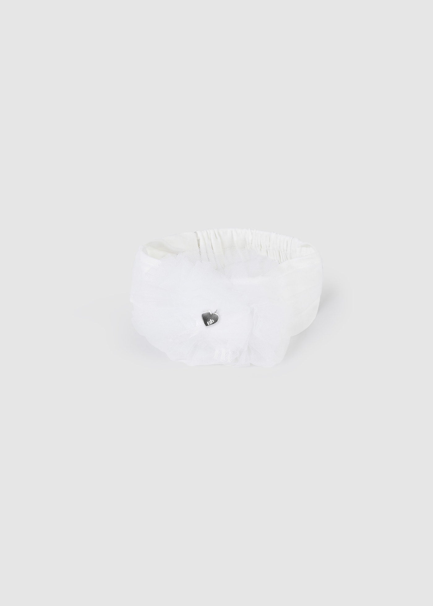 Fascia elastica fiore tulle neonata