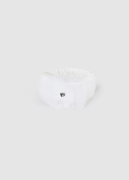 Fascia elastica fiore tulle neonata