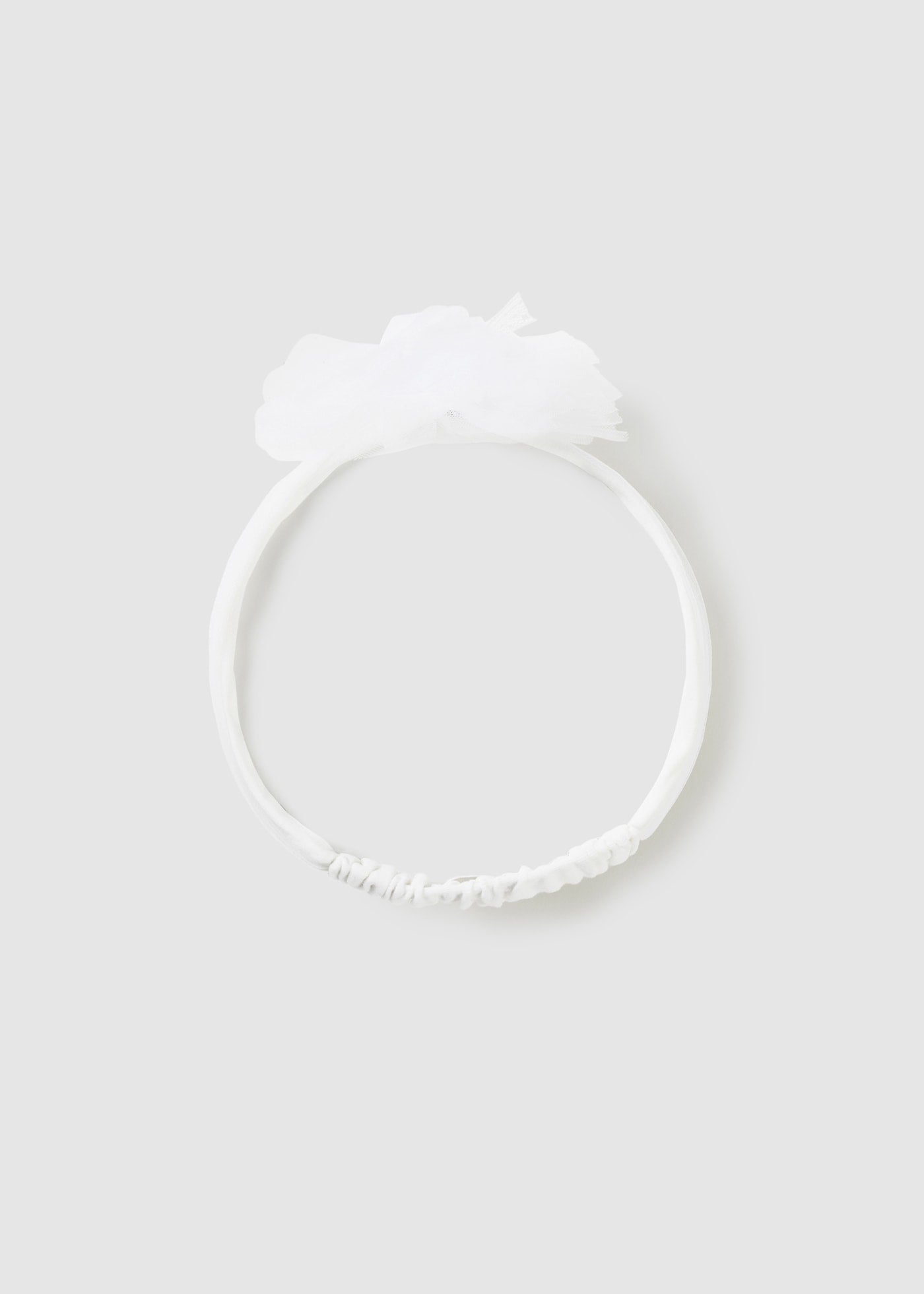 Fascia elastica fiore tulle neonata