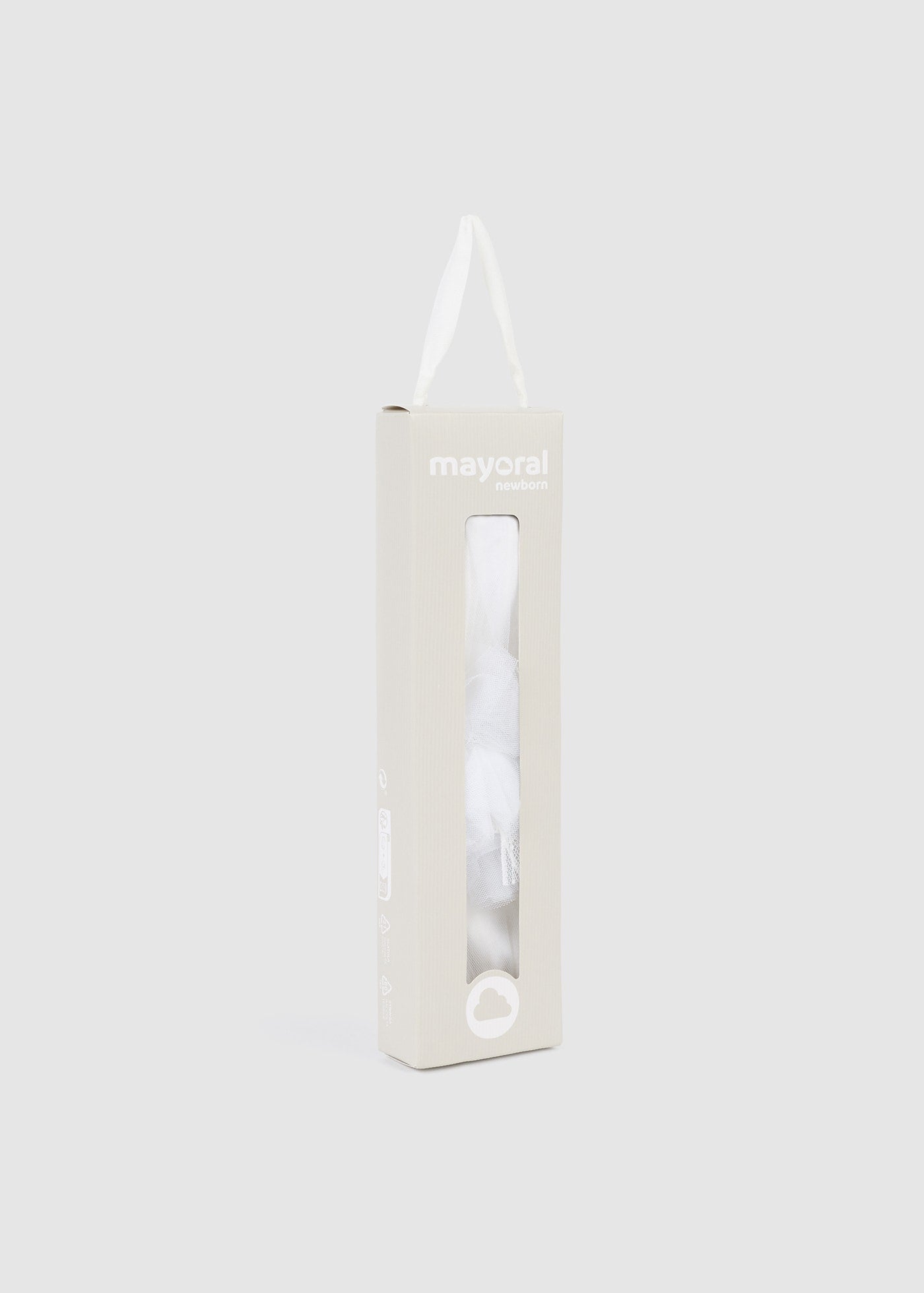 Fascia elastica fiore tulle neonata