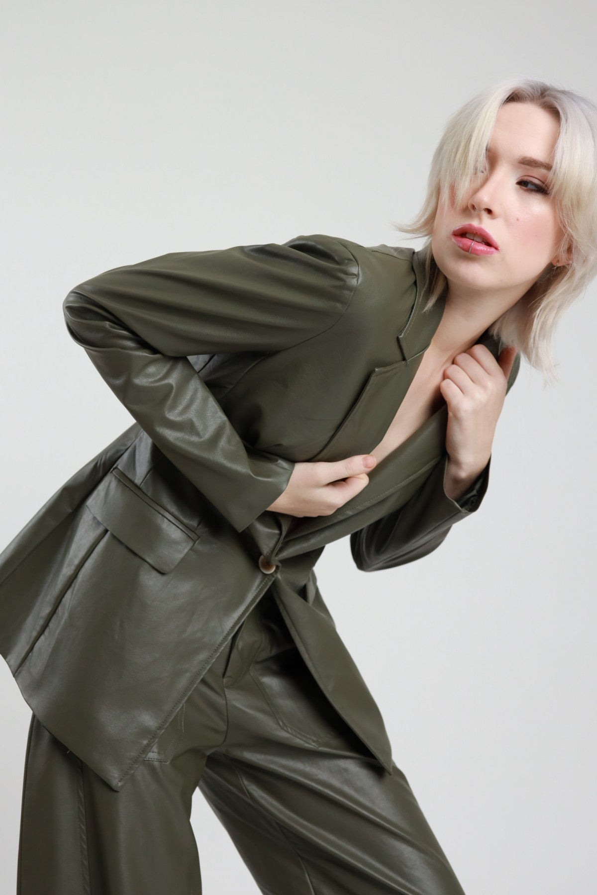 Blazer ecopelle