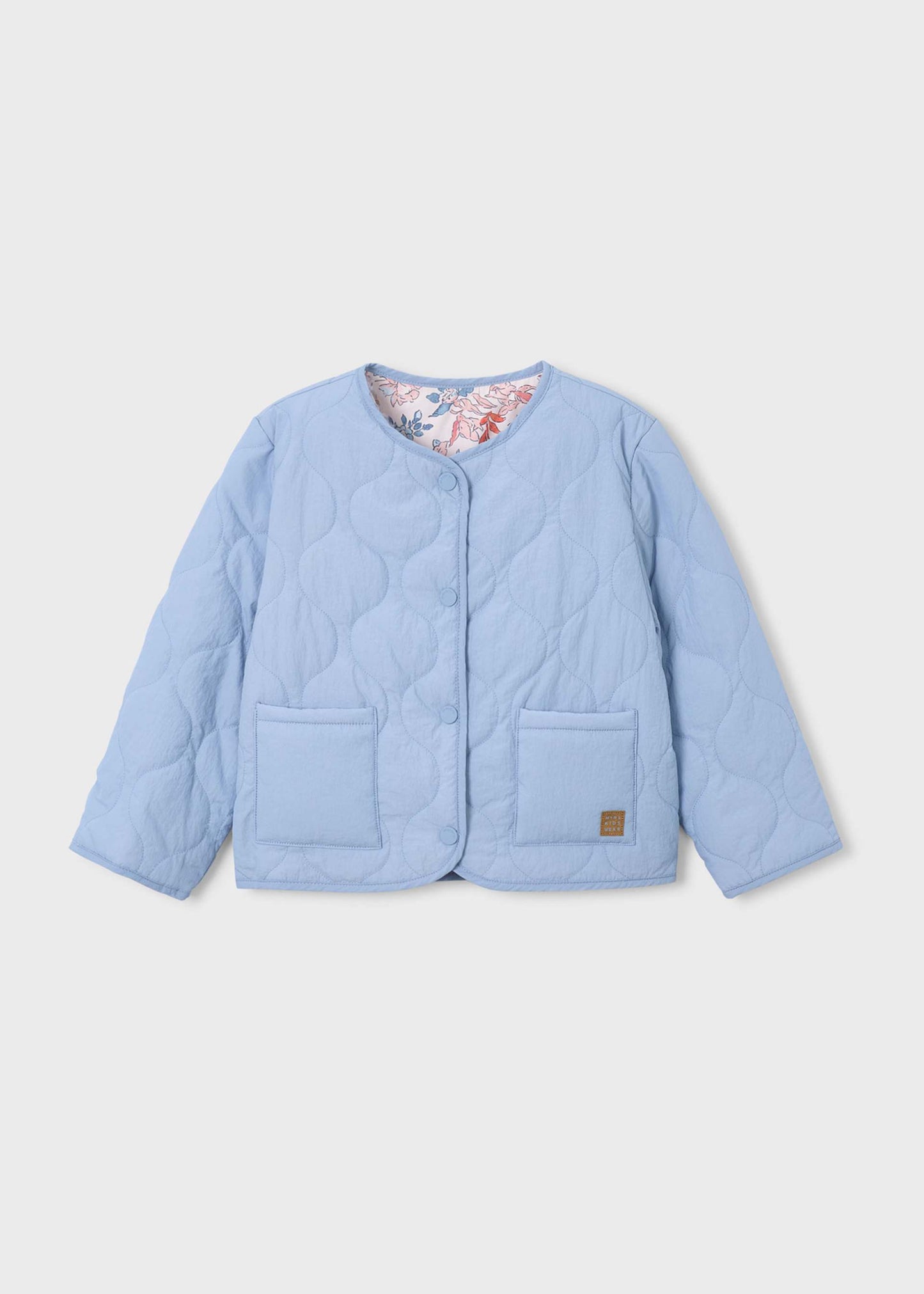 Giacca trapuntata reversibile bambina