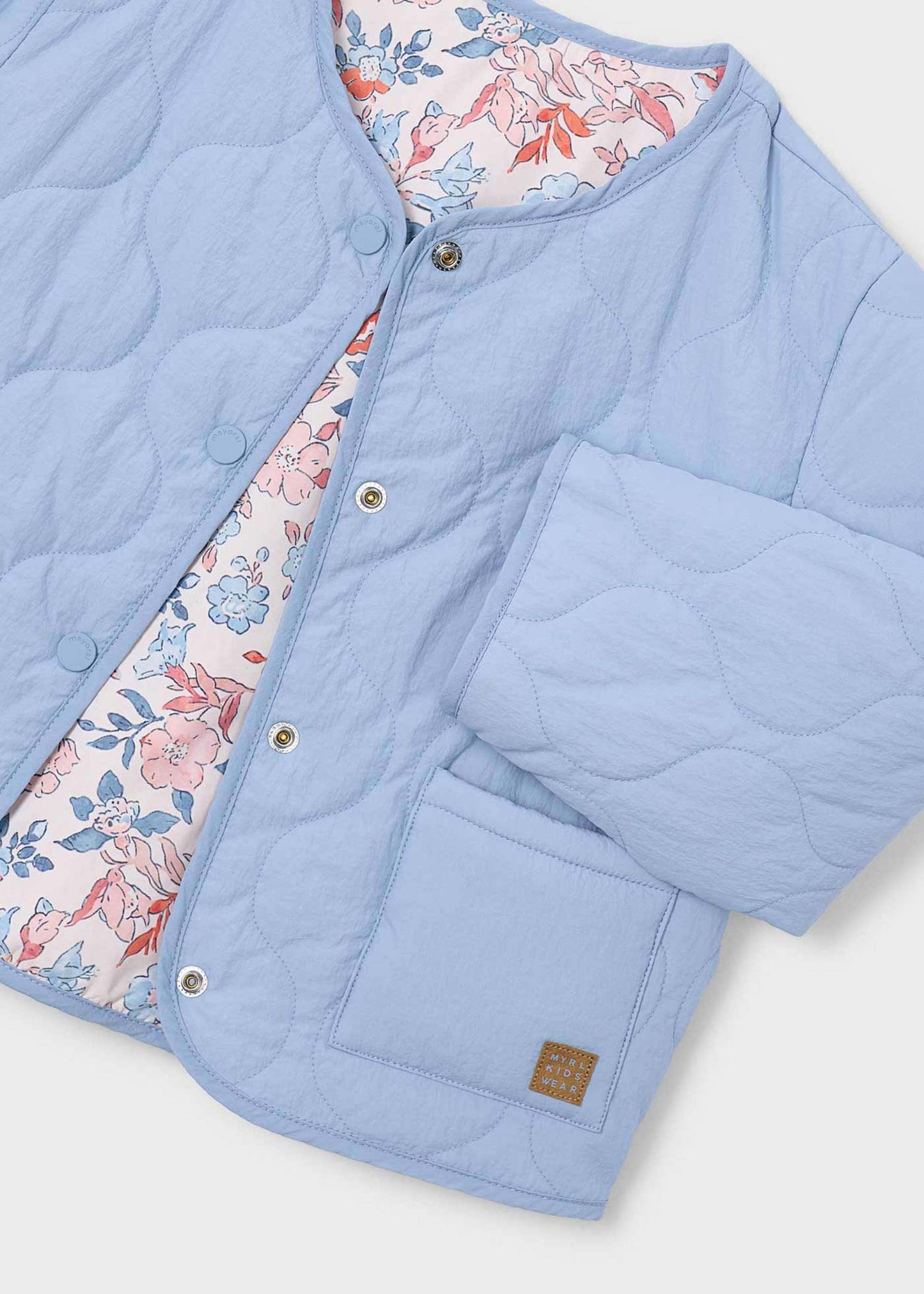Giacca trapuntata reversibile bambina