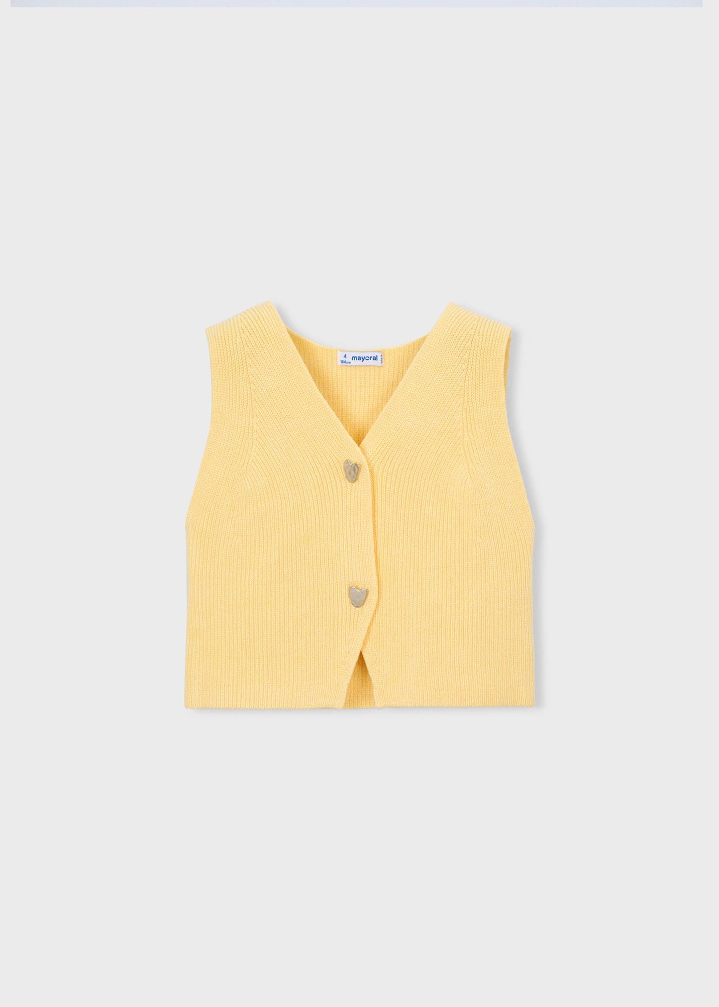 Gilet bottoni bambina