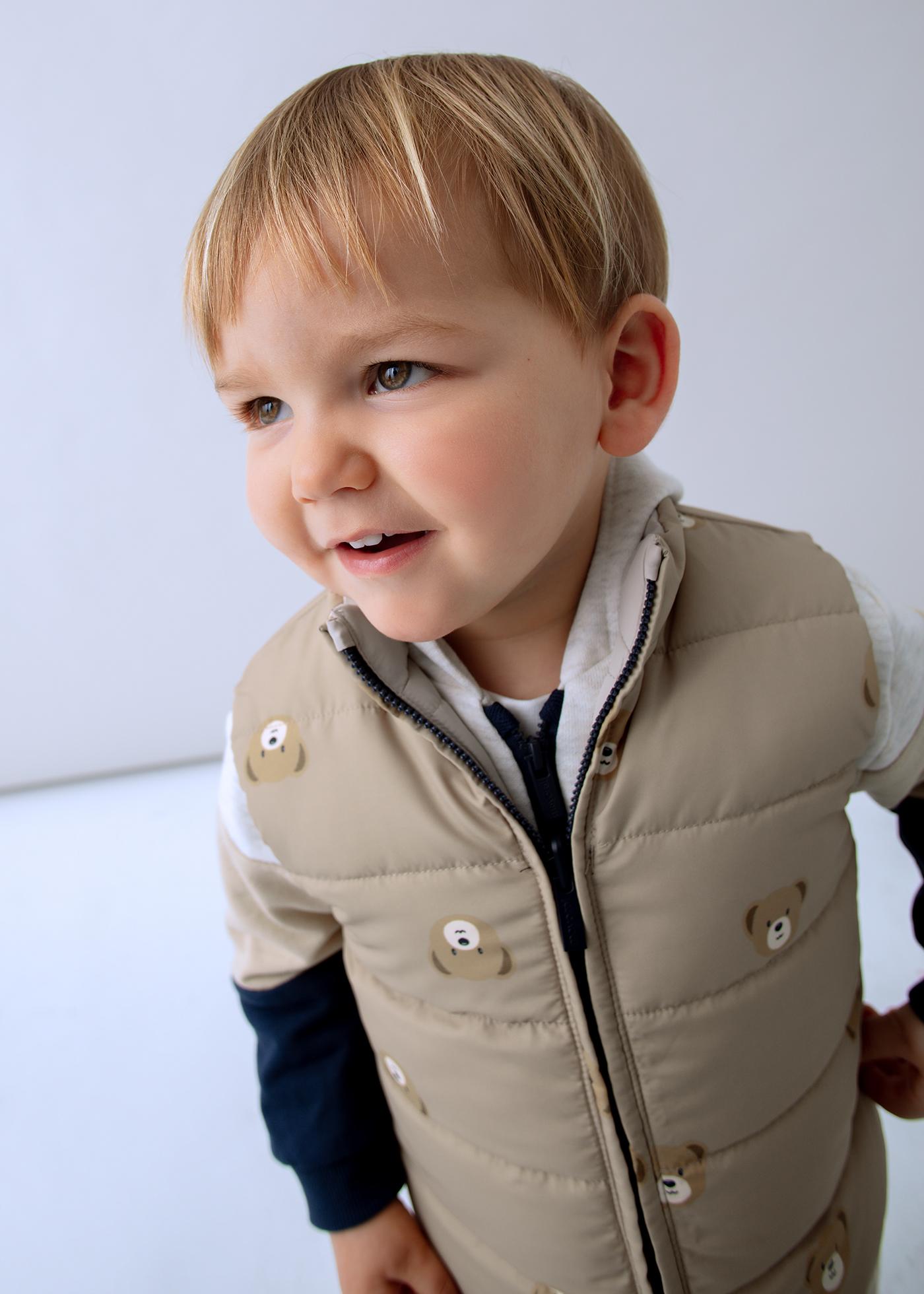 Gilet reversibile bimbo
