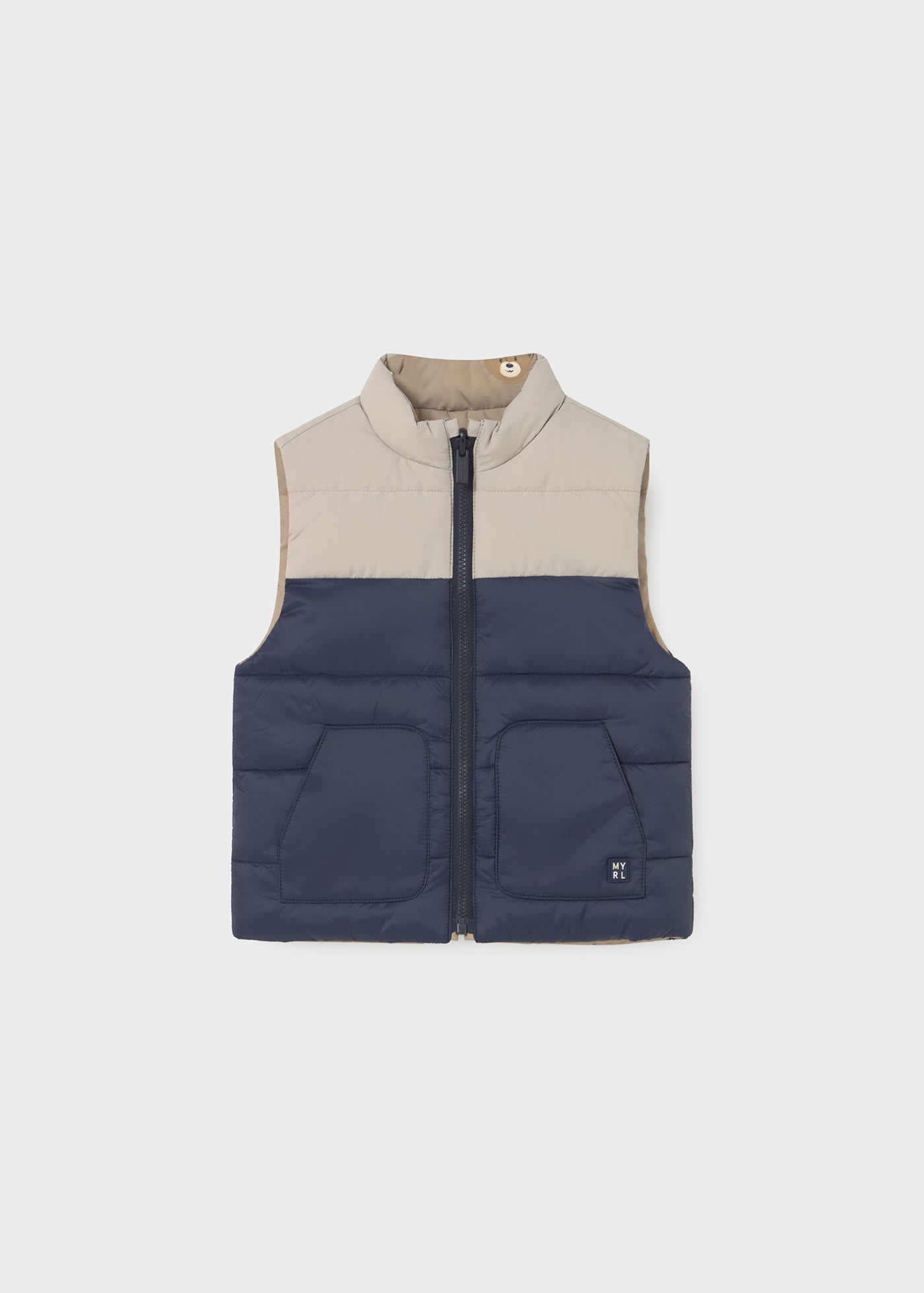 Gilet reversibile bimbo