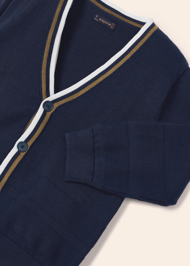 Cardigan enfant en fil de coton