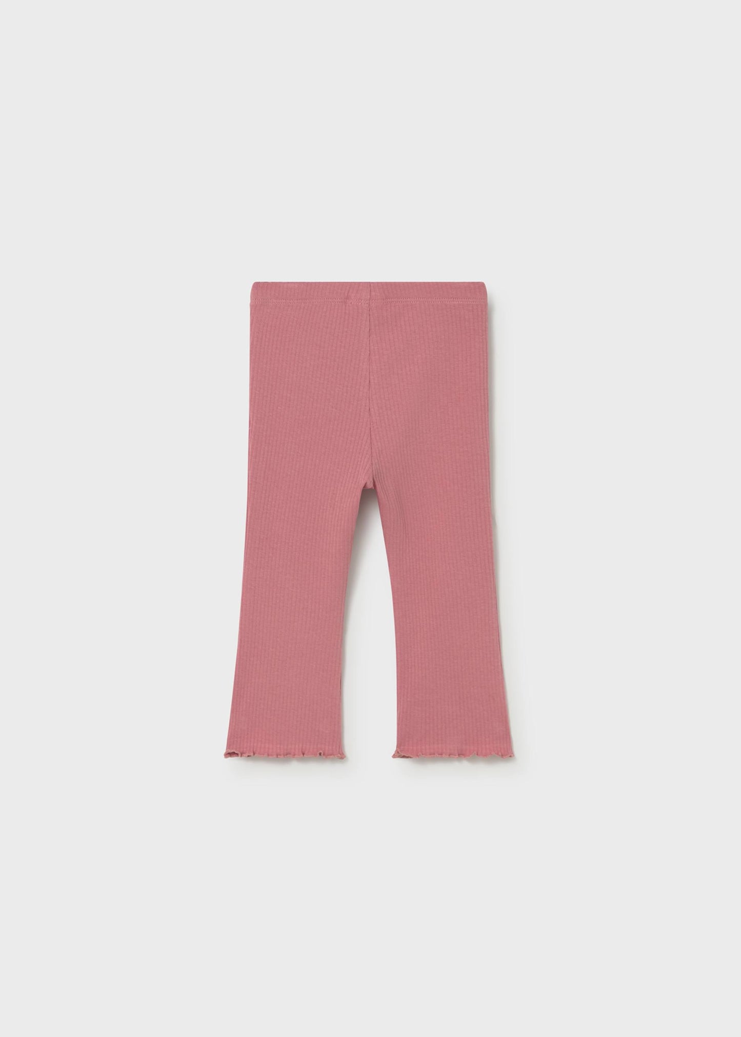 Leggings a zampa canalé neonata