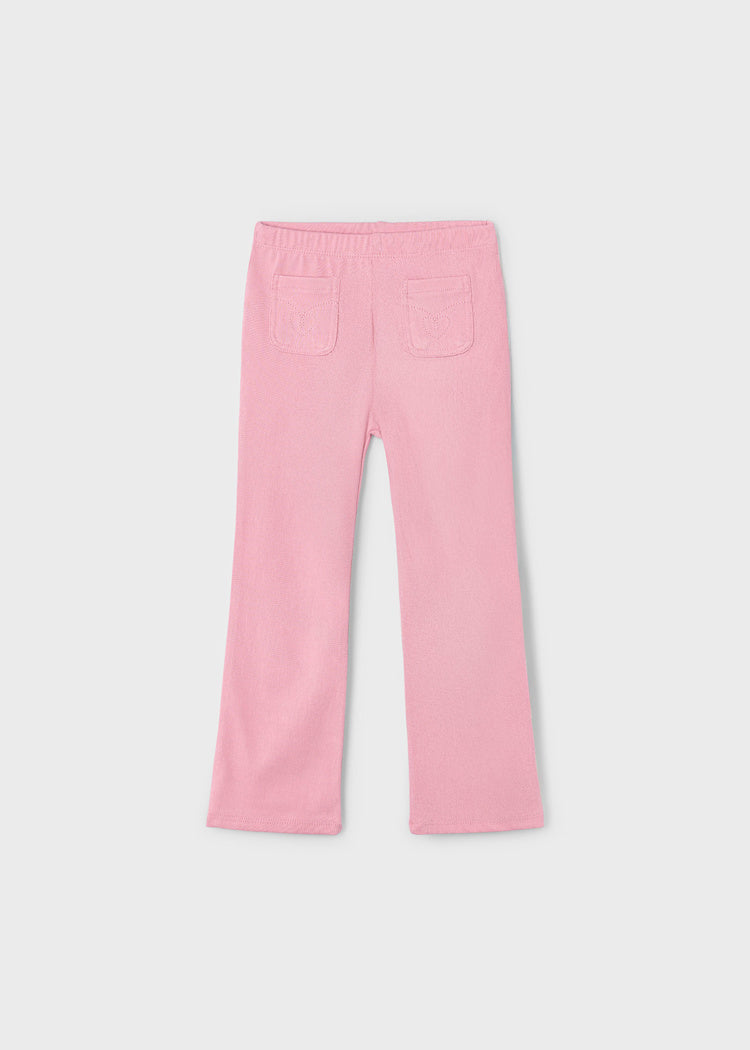Leggings jeans a campana bambina