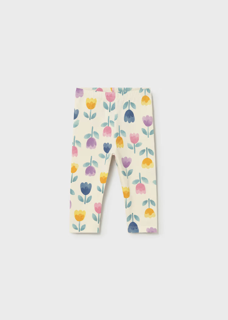 Leggings stampato tulipani
