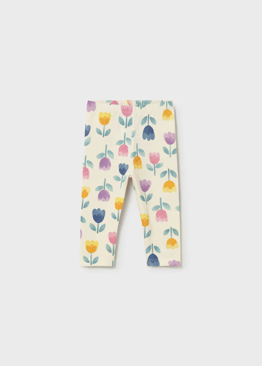 Leggings stampato tulipani