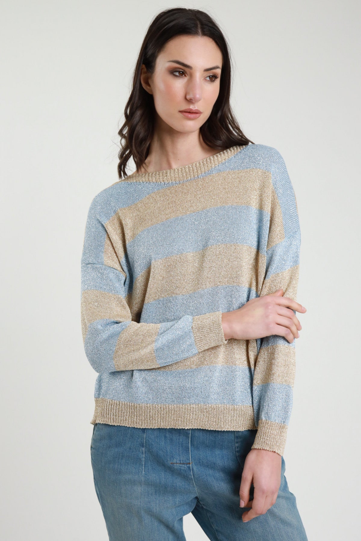Maglia Righe Lurex Susy mix