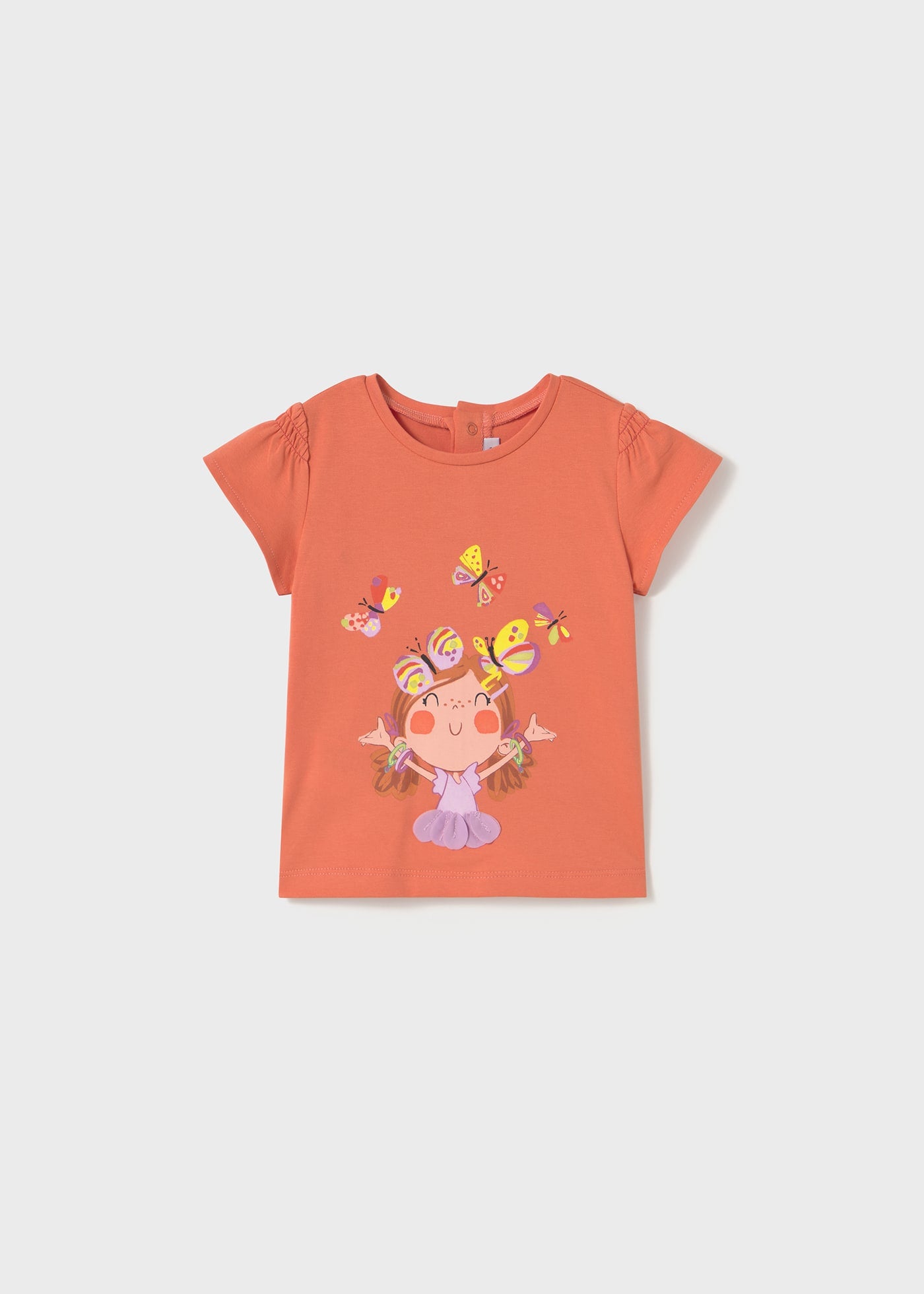 Maglietta applicazione rilievo bimba
