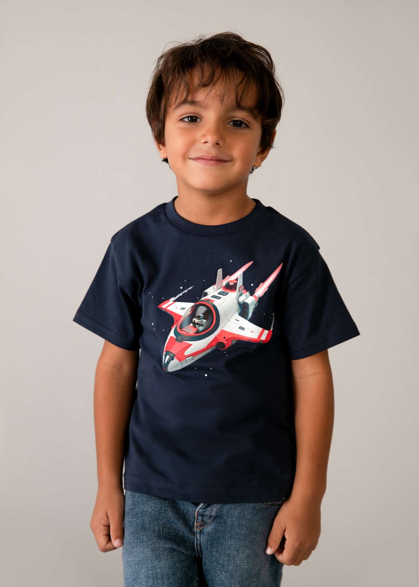 Maglietta astronave bambino