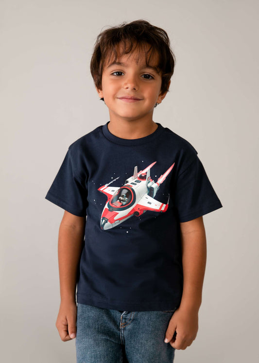 Maglietta astronave bambino