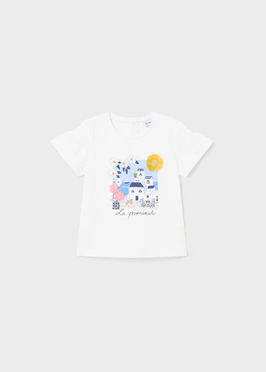 Maglietta con applicazioni Better Cotton  bimba