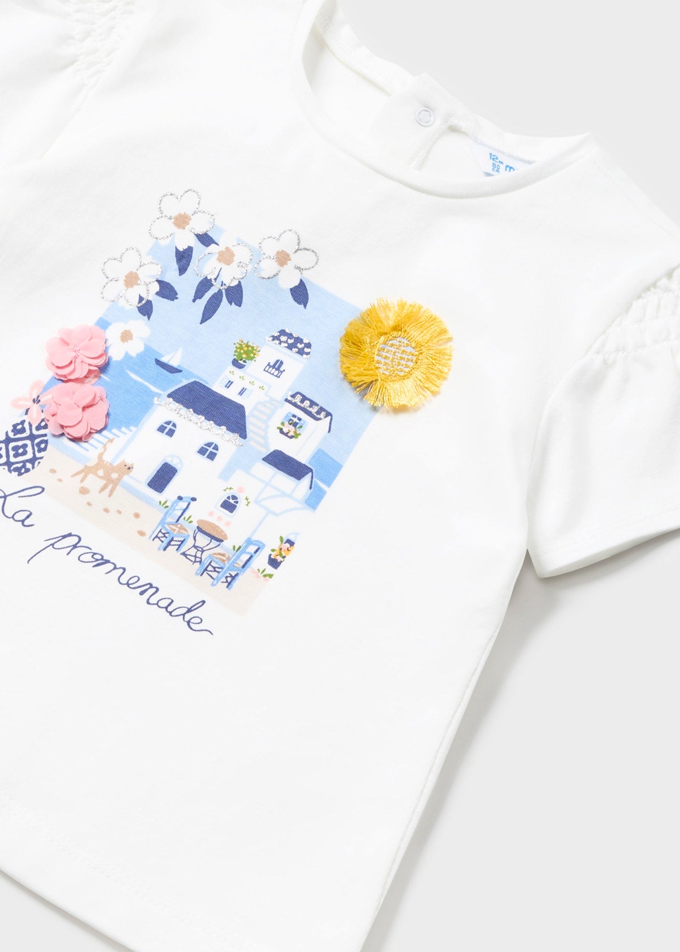 Maglietta con applicazioni Better Cotton  bimba
