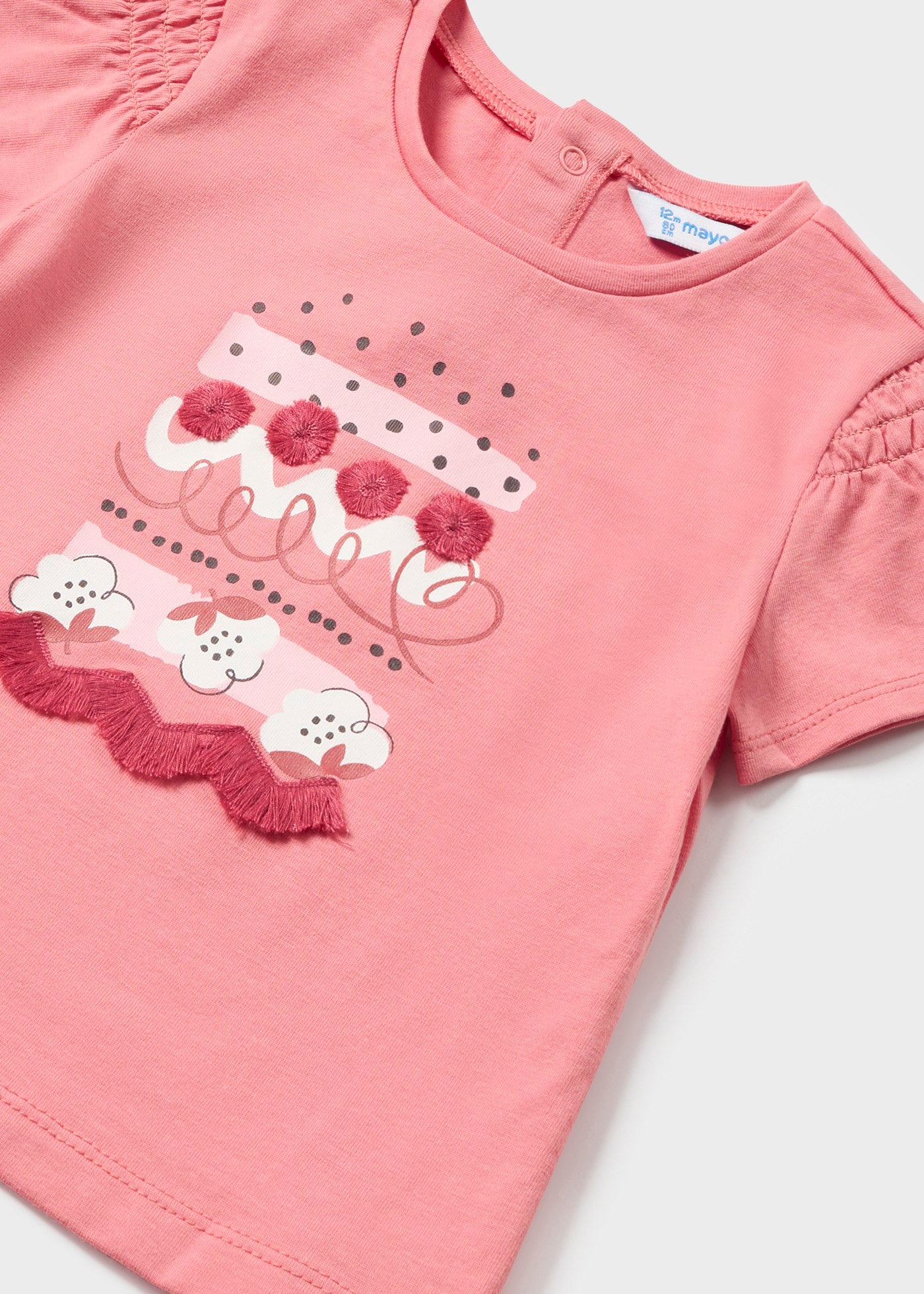 Maglietta con applicazioni Better Cotton  bimba