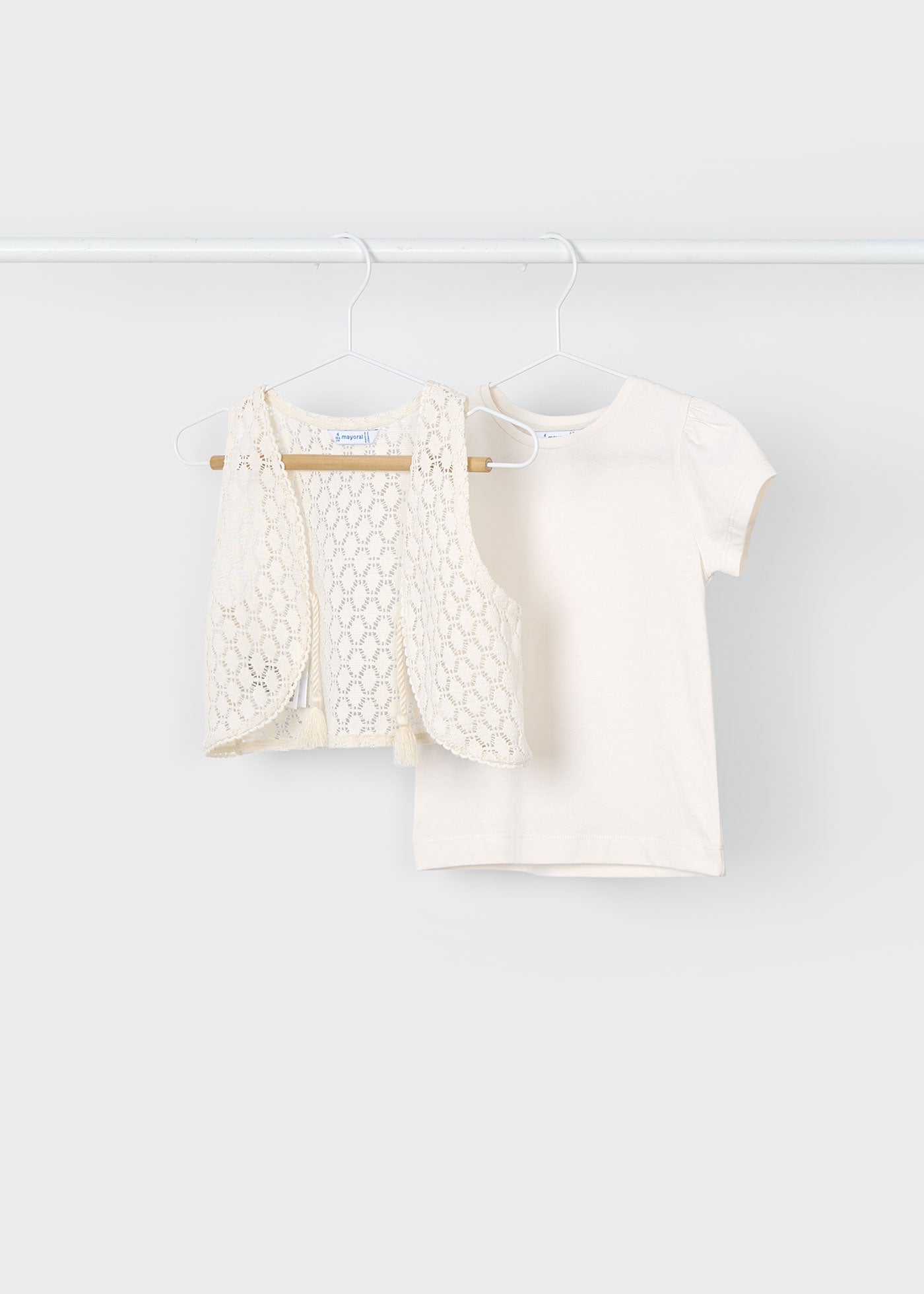 Maglietta con gilet bambina