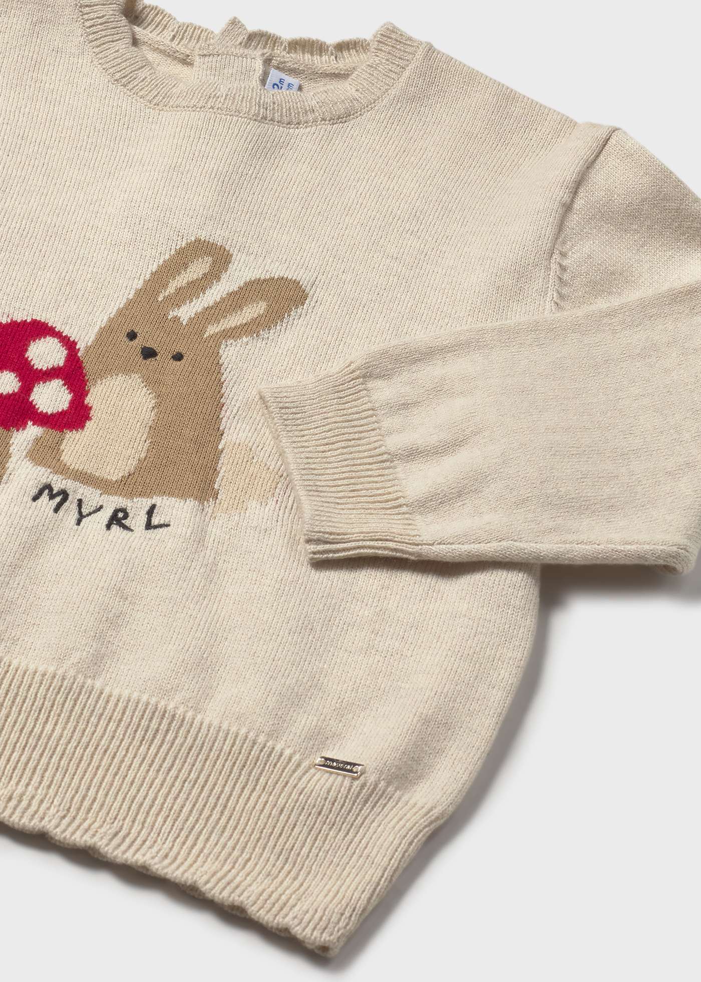 Maglione animal jacquard bimba