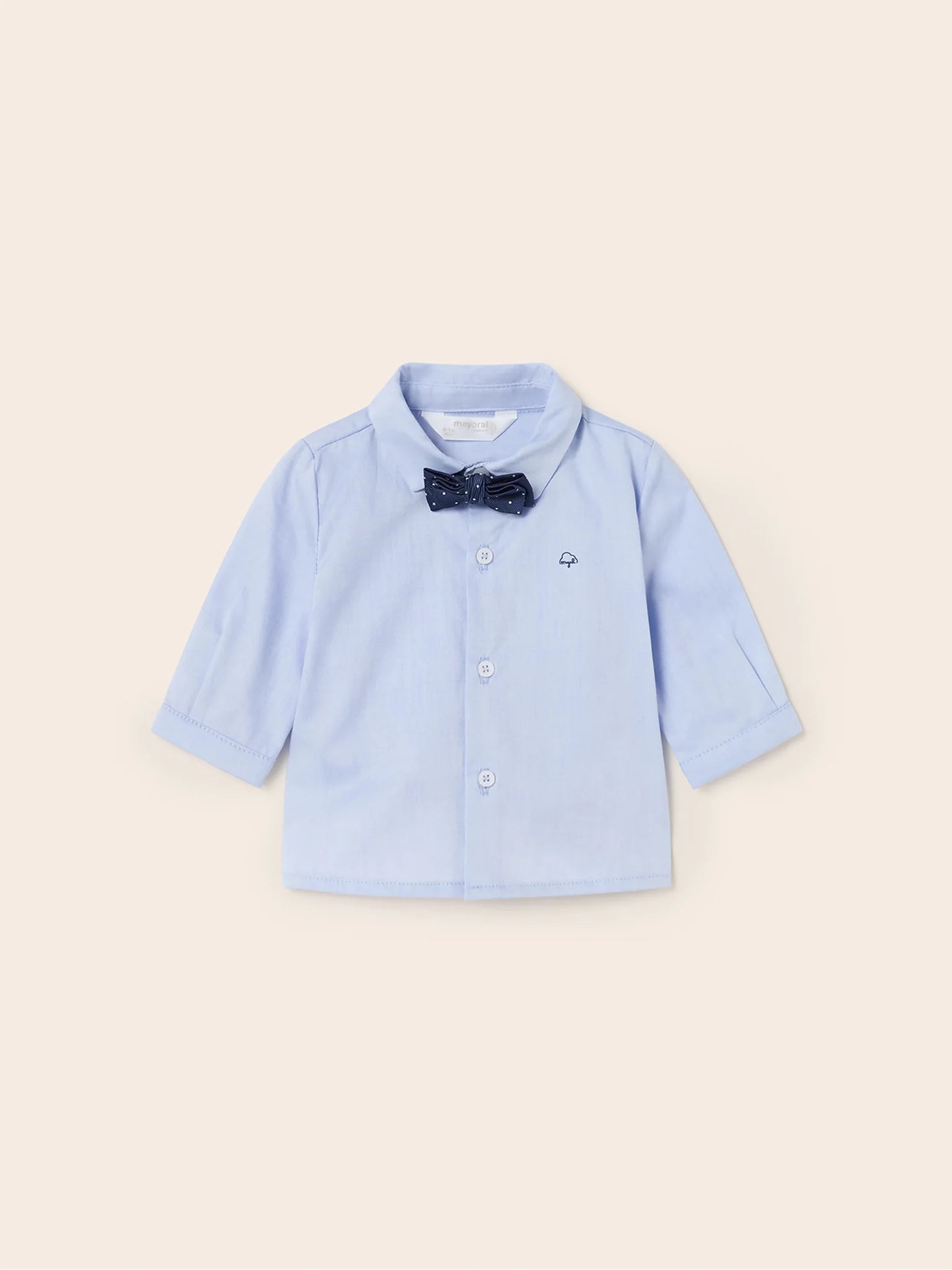 Camicia con papillon neonato