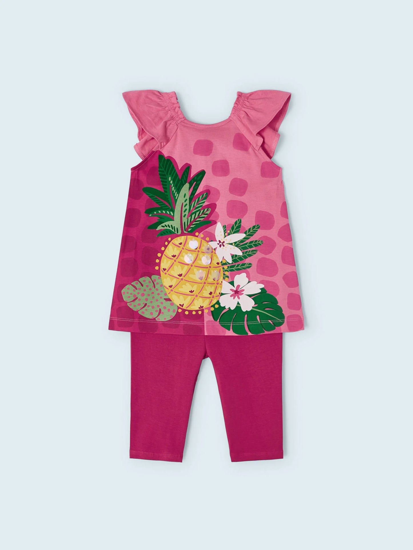 Completo t-shirt e leggins bambina