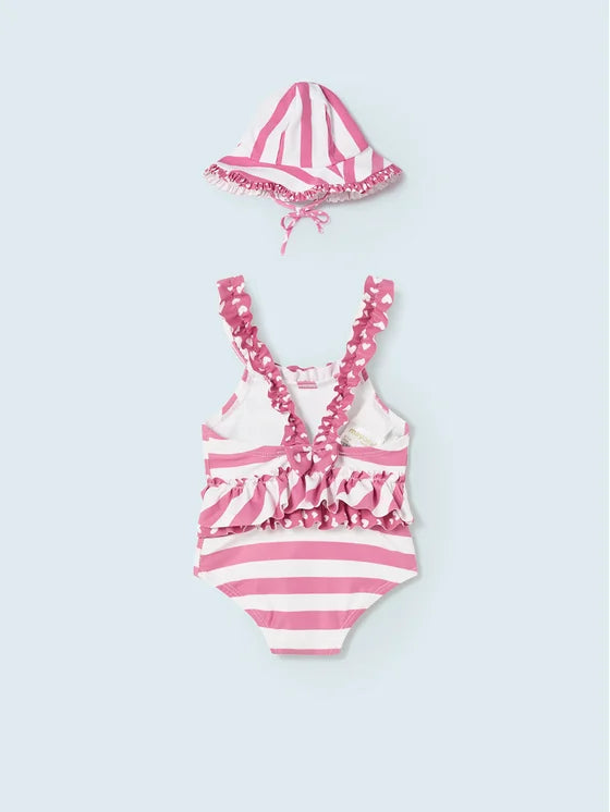 Costume e cappellino neonata