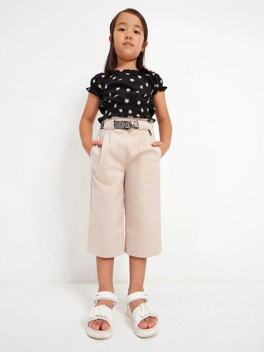 Pantaloni di tessuto bambina