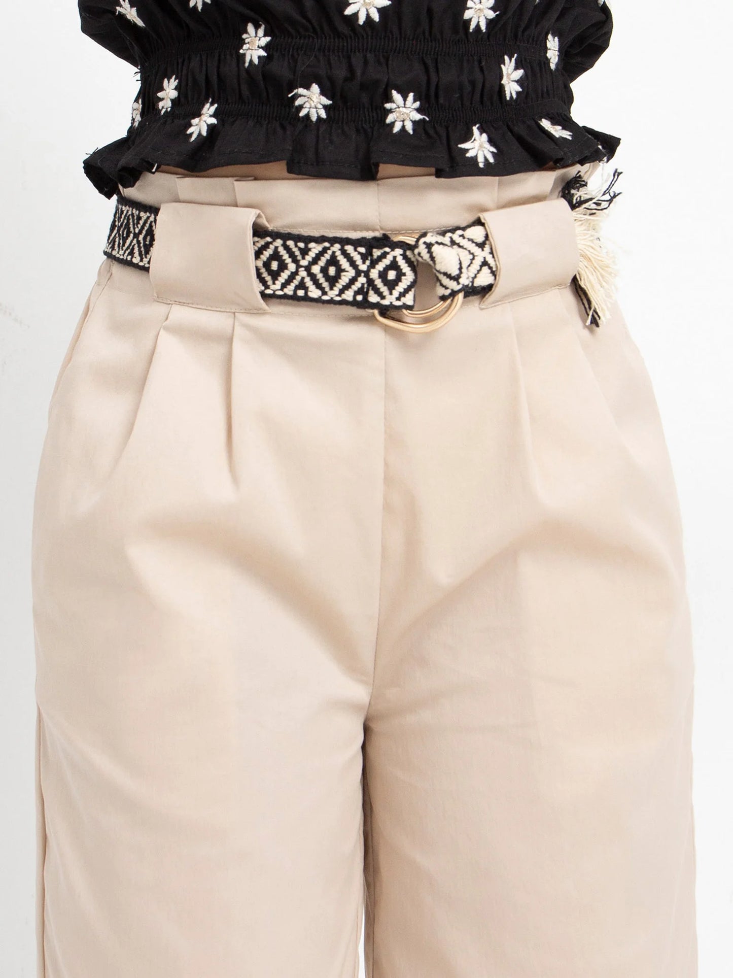 Pantaloni di tessuto bambina