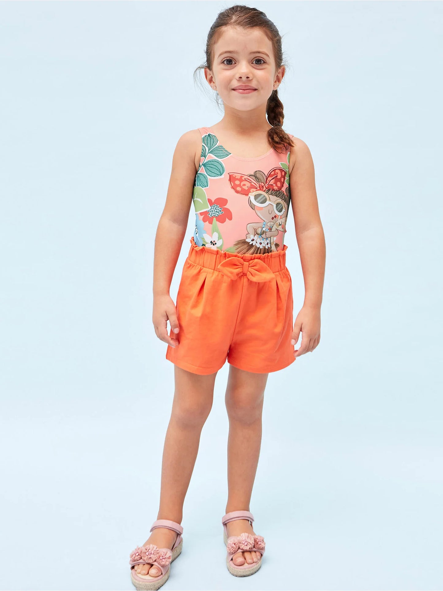 Set doppio pantaloncino bambina